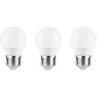 LAP E27 Mini Globe LED Light Bulb 250lm 2.2W 3 Pack (531PP)