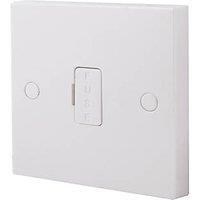 British General 900 Series 13A Unswitched Fused Spur & Flex Outlet White (53282)