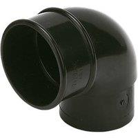 FloPlast 92.5 Round Offset Bend Black 68mm (53298)
