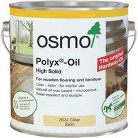 Osmo 2.5Ltr Clear Satin Solvent-Based Interior Wood Finishing Oil (533YM)
