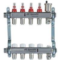 JG Speedfit 4 Port Manifold Set Chrome (5340D)