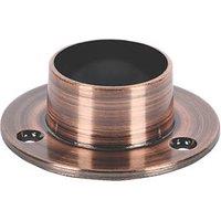 Rothley End Socket Antique Copper 25mm (534KH)