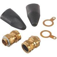 Vimark Brass Internal Gland Kit 25mm Black 2 Pack (534VT)