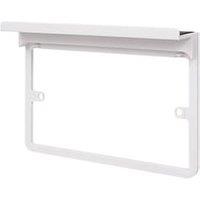 Schneider Electric Lisse 2-Gang Frame Surround Shelf White (5353J)