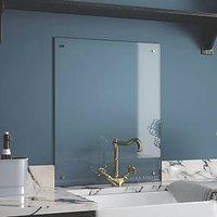 Laura Ashley Clear with Brass Caps Kitchen Splashback 600mm x 750mm x 6mm (535JM)