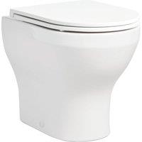 Brixton Soft-Close Standard Back-to-Wall Pan with Quick-Release Seat (536CH)
