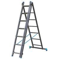 Mac Allister Aluminium 4m Combination Ladder (536HG)
