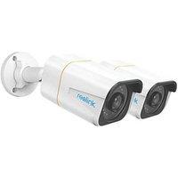 Reolink NVC-B10M2PK White Wired 4K Indoor & Outdoor Bullet Add-On Cameras 2 Pack (536RC)