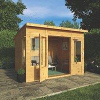 Mercia Helios 9' 6" x 7' 6" (Nominal) Pent Timber Summerhouse (536YL)