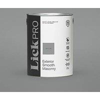 LickPro 5Ltr Smooth Grey 06 Masonry Paint (537FW)