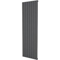 Ximax Edward 1800mm x 555mm 3744BTU Anthracite Vertical Designer Radiator (538GL)