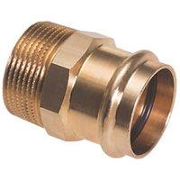 Conex Banninger B Press Copper Press-Fit Adapting Straight Male Connectors 22mm x 3/4" 5 Pack (538HX)
