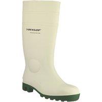 Dunlop Protomastor Size 12 White Steel Toe Cap Safety Wellies (538VW)