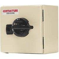 Contactum DS032K 32A 3P+N+E Unfused 3-Phase Enclosed Disconnector (539HE)