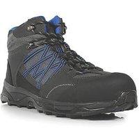 Regatta Claystone S3 Size 10 Briar/Oxford Blue Water-Resistant Steel Toe Cap Safety Boots (539JR)