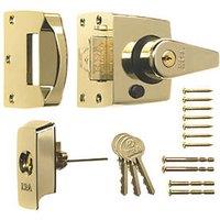 ERA 1830-31 Double Locking Night Latch Brass 40mm Backset (539KR)
