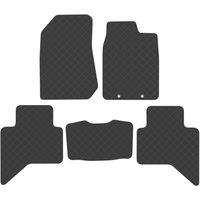 Car Mat Co. Isuzu D Max 2012 - 2019 Rubber Car Mats 5 Piece Set (539VV)