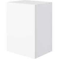 Pragma 1-Door Matt White 400mm x 320mm x 550mm Flat Packed Kitchen Wall Unit (539YC)