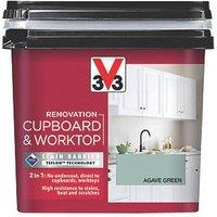 V33 750ml Agave Green Satin Kitchen Cupboard Paint (541FW)