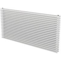 Ximax Aurora Duplex 600mm x 1200mm 5413BTU White Horizontal Designer Radiator (541GL)