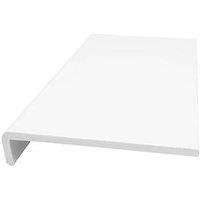 FloPlast Universal Fascia Boards White 250mm x 9mm x 3000mm 2 Pack (541RV)