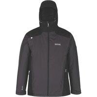 Regatta Thornridge II Waterproof Insulated Jacket Ash/Black Large Size 41.5" Chest (542HT)