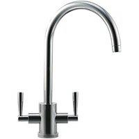 Franke Olympus Dual-Lever Mono Mixer Kitchen Tap Decor Steel (5448G)