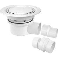 McAlpine TSG52WH Trapped Shower Gully 50mm Water Seal (544HR)