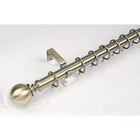 Cooke & Lewis Antique Brass Curtain Pole Set 28mm x 1.8 - 3.2m (544JE)