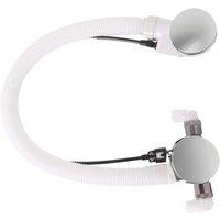 ETAL Freeflow Gravity-Pumped & HP/Combi Round Bath Filler, Pop-Up Waste & Overflow Chrome (544VN)