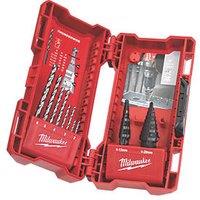 Milwaukee COMBO Multi-Material Step & Drill Bit Set 10 Pieces (545GE)