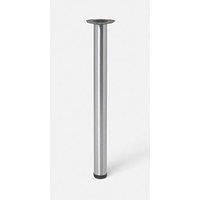 Essentials Worktop Leg Brushed Chrome 875-900mm (545PC)