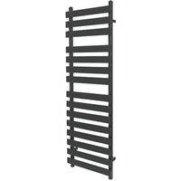 Towelrads 1500mm x 500mm 2238BTU Black Flat Designer Towel Radiator (545RY)