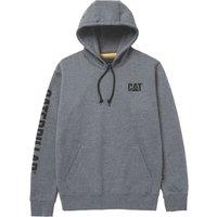 CAT Trademark Banner Hooded Sweatshirt Sweat Shirts Dark Grey 3X Large 50" Chest (545XJ)