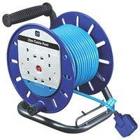 Masterplug LDCT2513BQ/4-XD 13A 4-Gang 25m Cable Reel 240V (54615)