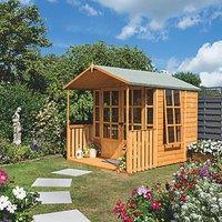 Rowlinson Arley 6' 6" x 9' 6" (Nominal) Apex Shiplap T&G Timber Summerhouse (5461F)