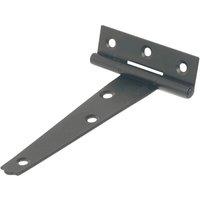 Black Powder-Coated Light Duty Tee Hinges 102mm 2 Pack (54636)