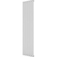Ximax Ramsay 1800mm x 415mm 3335BTU White Vertical Designer Radiator (546GL)