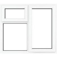 Crystal Right-Hand & Top Opening Clear Triple-Glazed Casement White uPVC Window 1190mm x 1040mm (546JM)