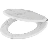 Pilica Soft-Close Toilet Seat Moulded Wood Marble (547RT)