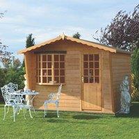 Shire Goodwood 9' x 6' (Nominal) Apex Shiplap T&G Timber Summerhouse with Assembly (54863)