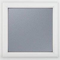 Crystal Top Opening Obscure Triple-Glazed Casement White uPVC Window 610mm x 610mm (548JM)