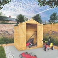 Mercia Windowless 6' x 4' (Nominal) Apex Overlap Timber Shed (548YL)