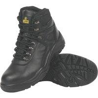 Amblers FS218 Size 8 Black Waterproof Steel Toe Cap Safety Boots (54932)