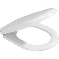 ETAL Comite Soft-Close with Quick-Release D-Shaped Toilet Seat Composite High-Polished Gloss White (549PC)