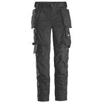 Snickers 6247 Womens Stretch Trousers Black Size 20 31 L (549RX)