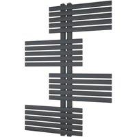 Ximax Geoffrey 940mm x 650mm 1297BTU Anthracite Vertical Towel Radiator (549YE)