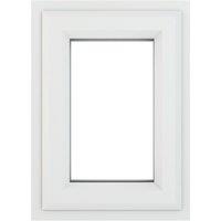 Crystal Top Opening Clear Double-Glazed Casement White uPVC Window 440mm x 610mm (550JP)