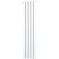 Towelrads Hanworth Plus 1800mm x 400mm 5159BTU White Vertical Designer Radiator (550RY)