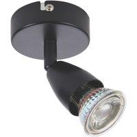 Saxby Amalfi Round 1-Light Spotlight Matt Black (550VX)
